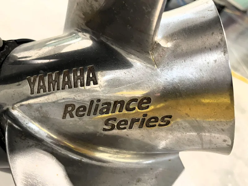 Slide: The Image of Yamaha Reliance Series propeller on 2023 Key West 239 FS boat. - 15