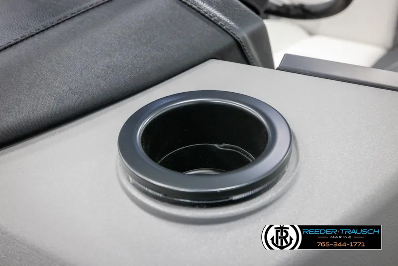 Slide: The Image of Cup holder on 2025 Bennington 22 SSRSE boat interior, featuring sleek design and premium materials. - 38