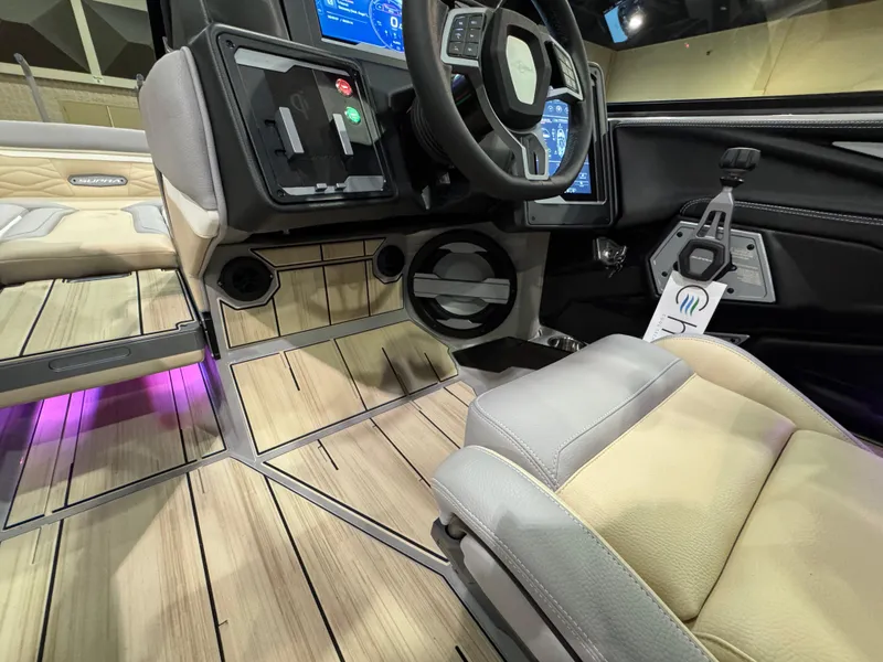 Slide: The Image of 2025 Supra SL interior with modern dashboard, digital displays, and luxurious seating. - 30