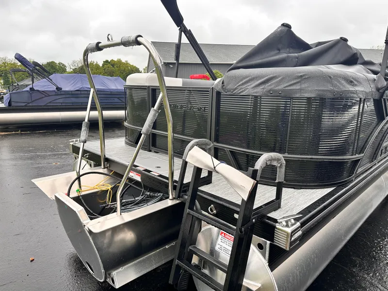 Slide: The Image of Bennington S-One 22 SSR SPS BLACKOUT LUXE In-Floor Storage 2025 - 4