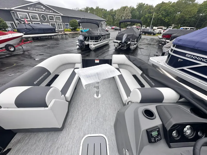 Slide: The Image of Bennington S-One 22 SSR SPS BLACKOUT LUXE In-Floor Storage 2025 - 7