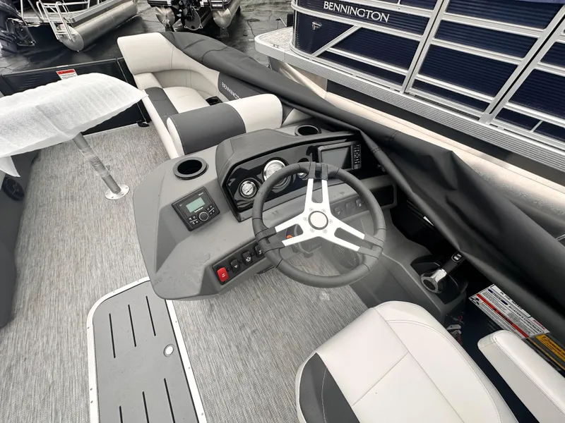 Slide: The Image of Bennington S-One 22 SSR SPS BLACKOUT LUXE In-Floor Storage 2025 - 8