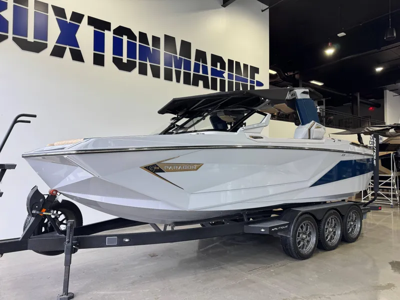 Slide: The Image of 2022 Nautique Super Air Nautique G23 Paragon boat on display at Buxton Marine showroom. - 3