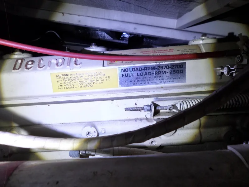 Slide: The Image of Hatteras 38 Convertible 1988 - 79