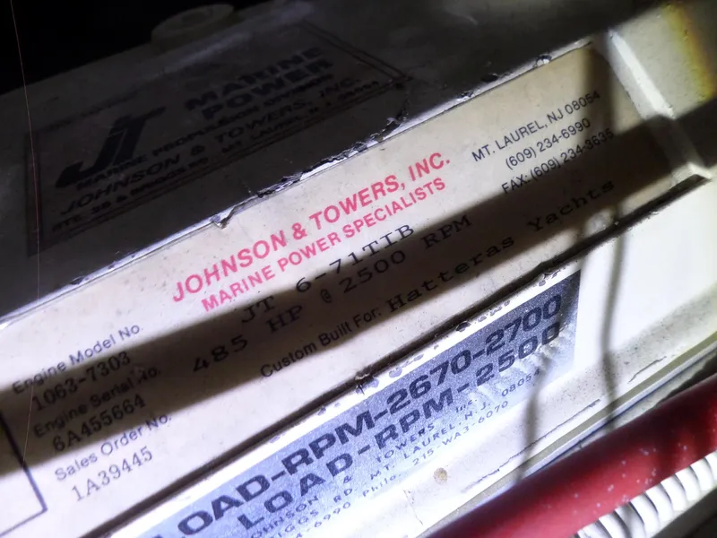 Slide: The Image of Hatteras 38 Convertible 1988 - 82