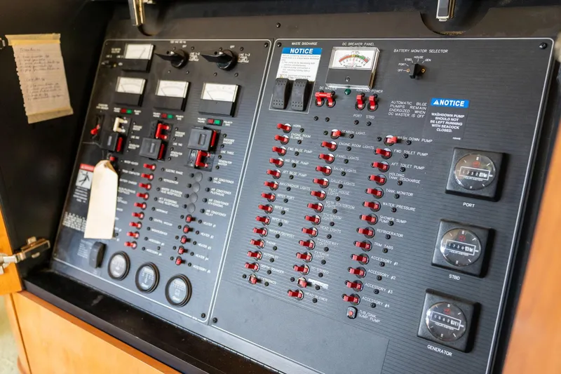 Slide: The Image of Meridian 490 Pilothouse 2003 - 110