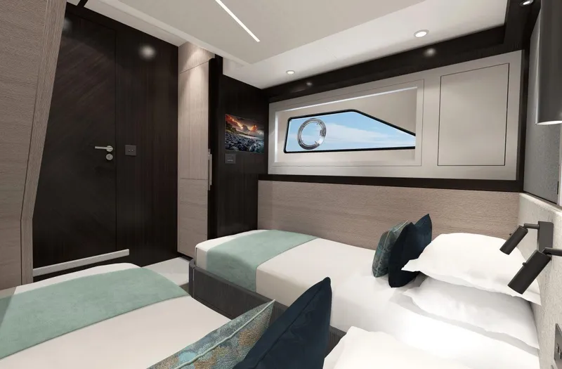 Slide: The Image of Manufacturer Provided Image: Sunseeker Manhattan 68 Twin Cabin - 20
