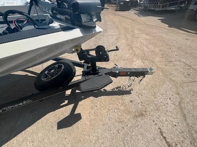 Slide: The Image of 2024 Ranger RT188 boat trailer hitch and wheel on a sunny day. - 3