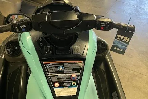 Slide: The Image of 2022 Yamaha WaveRunner FX Cruiser HO dashboard and controls in a showroom. - 9