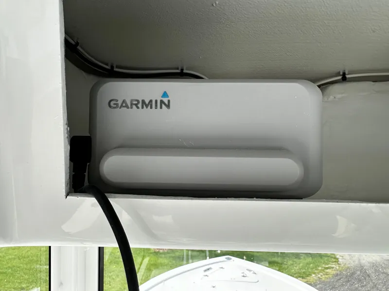 Slide: The Image of Garmin device installed on Pair Customs 24OS boat, 2025 model. - 16