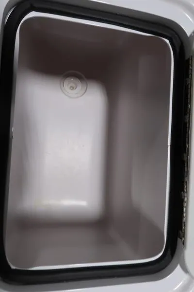 Slide: The Image of 2023 Hurricane SunDeck Sport 205 OB storage compartment, open and empty. - 25