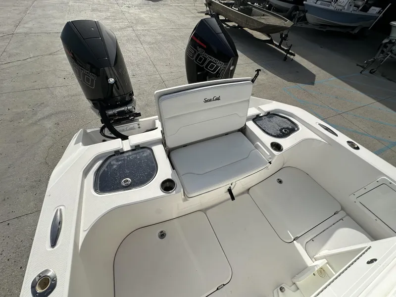 Slide: The Image of 2023 Sea Cat 262 Hybrid boat with twin Mercury 300Rs engines, Marrero, New Orleans. - 7