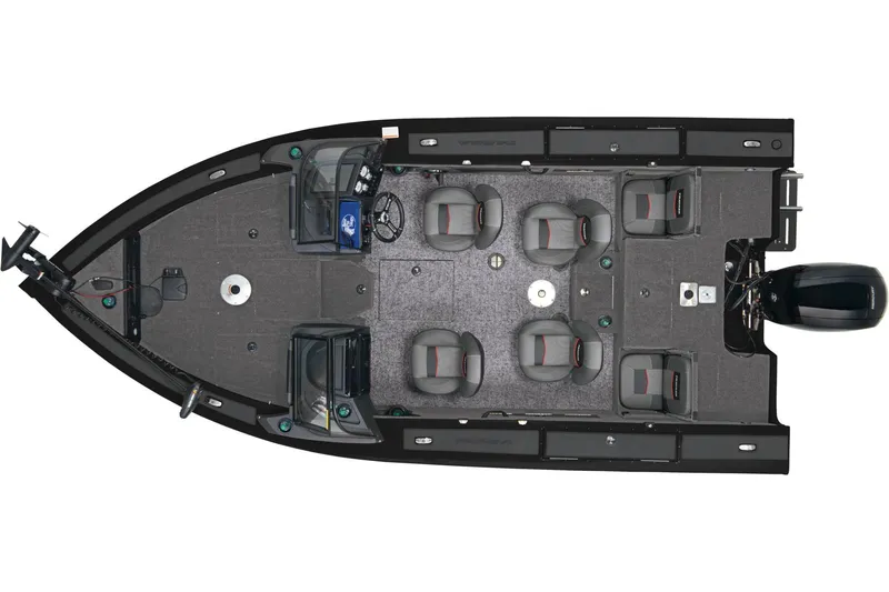 Slide: The Image of 2025 Tracker Targa V-18 Combo with Mercury Pro XS engine at Bass Pro Shops. - 4