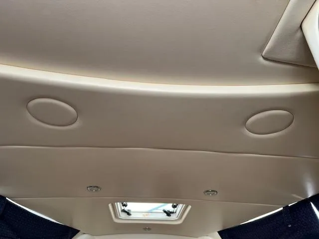 Slide: The Image of Interior ceiling of a 2009 Bayliner 245 Cruiser boat with a skylight. - 17