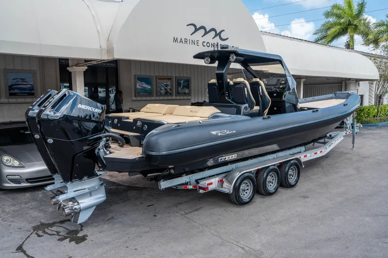 Slide: The Image of 2023 Ribco Seafarer 36 X boat on trailer at Marine Connection dealership. - 3