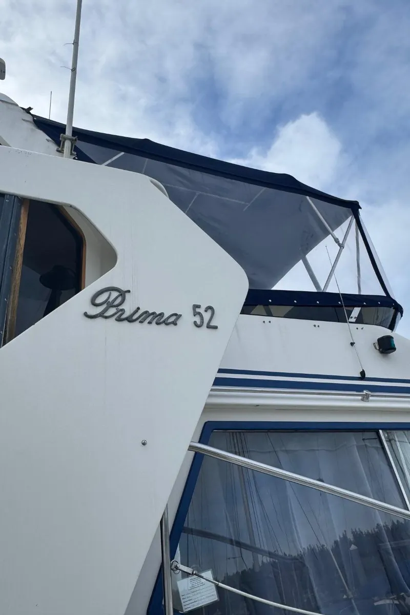 Slide: The Image of Prima 52 Cockpit Motor Yacht 1989 - 87