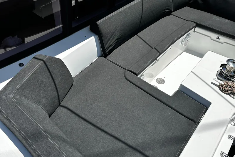 Slide: The Image of Luxurious seating area on a 2017 Lagoon 450 F catamaran. - 12