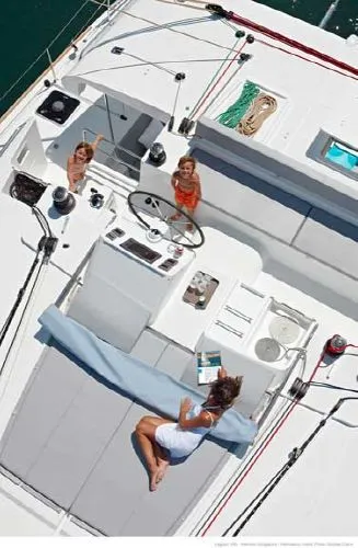 Slide: The Image of Manufacturer Provided Image: Lagoon 450 Helm - 2