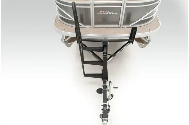 Slide: The Image of 2021 Sun Tracker Party Barge 20 DLX pontoon boat with trailer attachment. - 21