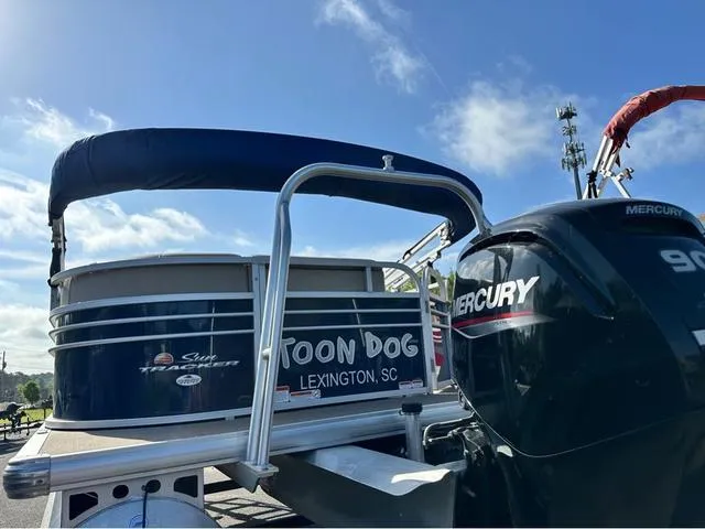 Slide: The Image of 2021 Sun Tracker Party Barge 20 DLX with Mercury engine, Lexington, SC. - 7