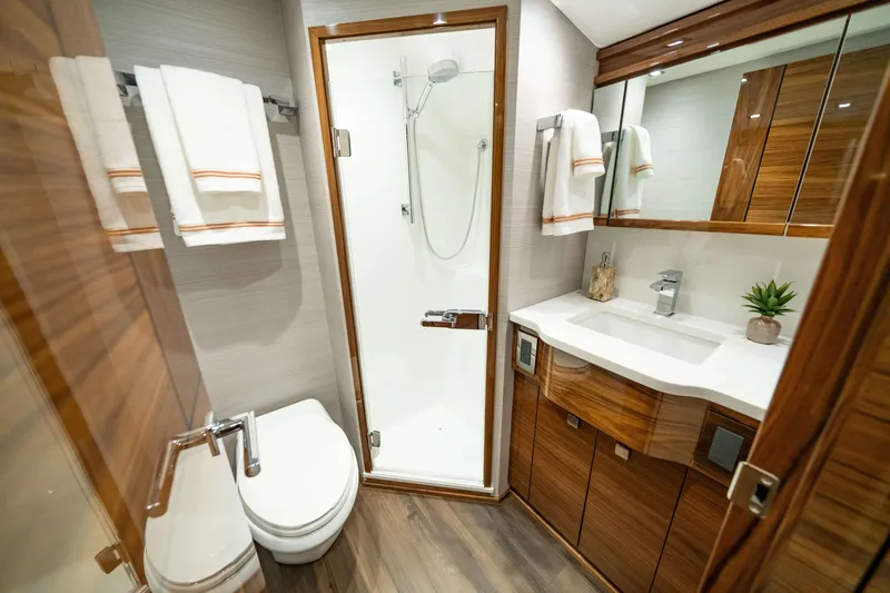 Slide: The Image of Viking 82 convertible VIP Stateroom Head - 30