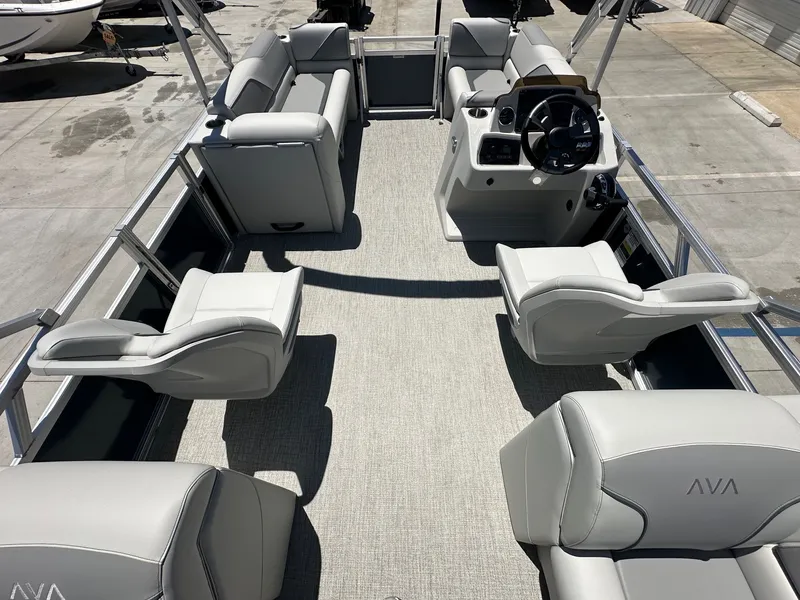 Slide: The Image of Avalon Venture 21 FT Quad Lounger w/ 150HP Mercury! 2025 - 7