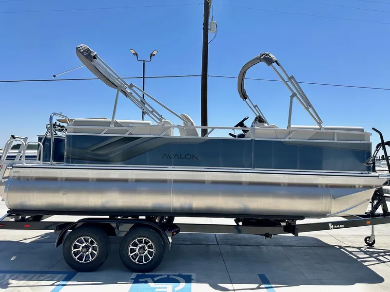 Slide: The Image of Avalon Venture 21 FT Quad Lounger w/ 150HP Mercury! 2025 - 8