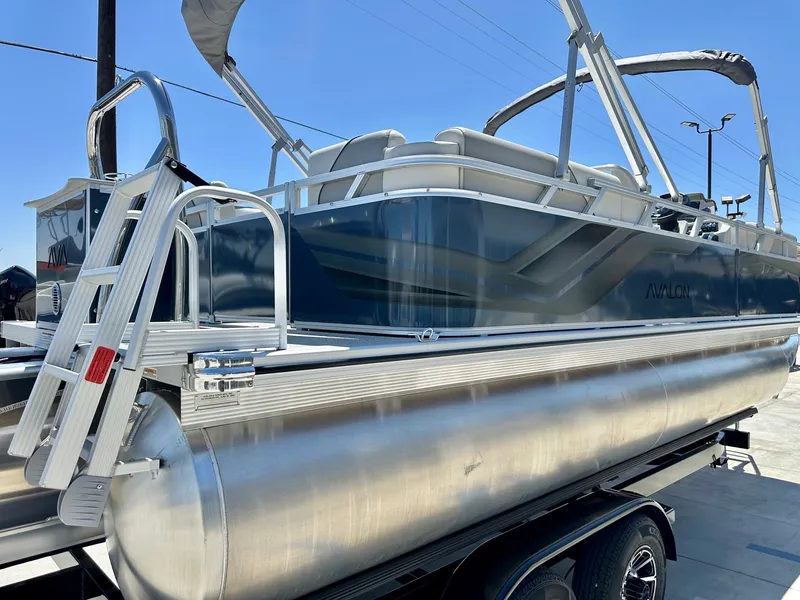 Slide: The Image of Avalon Venture 21 FT Quad Lounger w/ 150HP Mercury! 2025 - 9