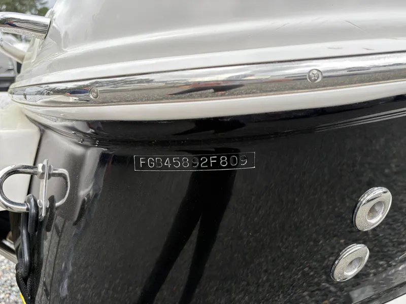 Slide: The Image of 2009 Chaparral 210 SSi boat hull with visible identification number. - 31