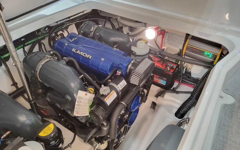 Slide: The Image of Engine compartment of 2025 Formula 310 Bowrider with Ilmor engine. - 9