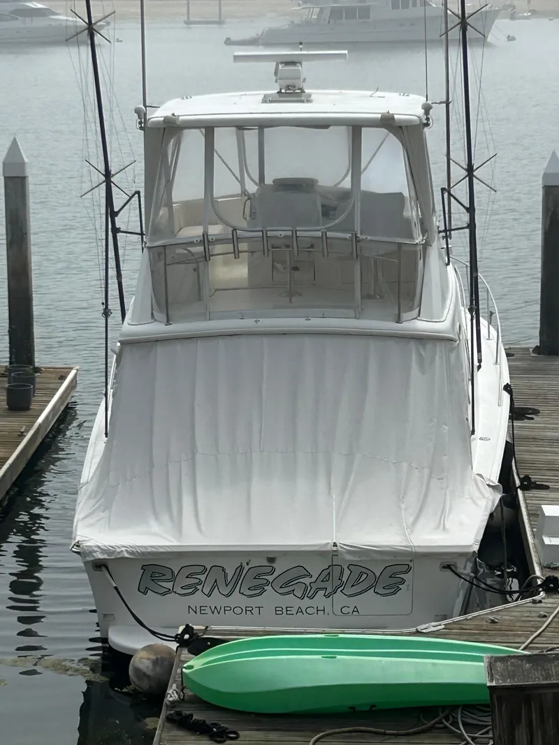 Slide: The Image of 1995 Ocean Yachts 42 Super Sport docked in Newport Beach, CA. - 5