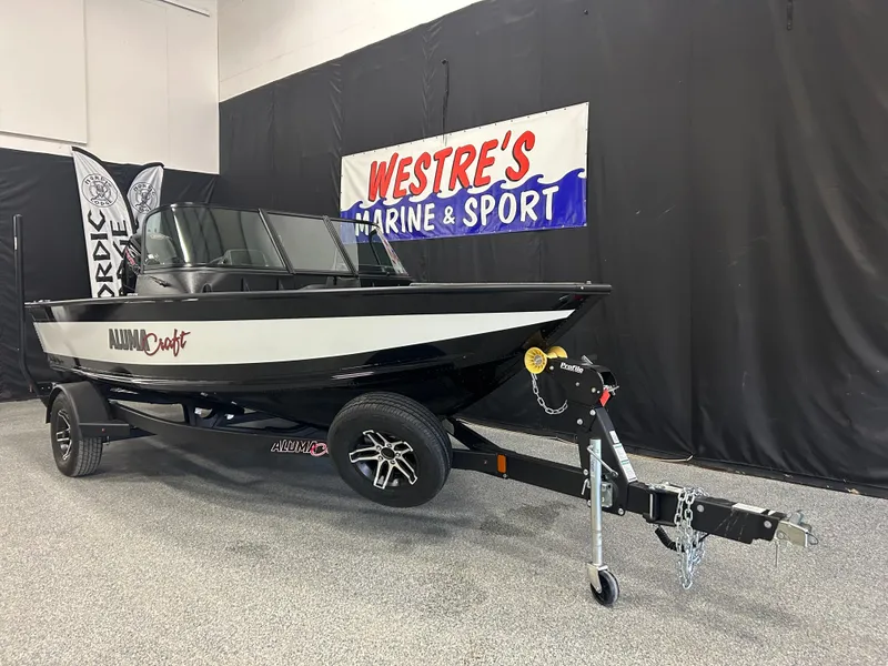 Slide: The Image of 2024 Alumacraft Competitor FSX 175 boat on display at Westre's Marine & Sport. - 1