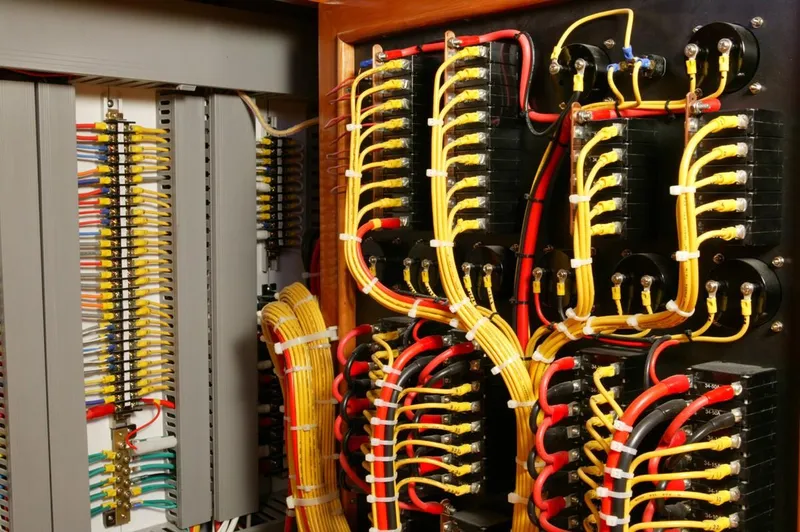 Slide: The Image of Electrical wiring system in a 2004 Novatec Islander CPMY boat. - 33