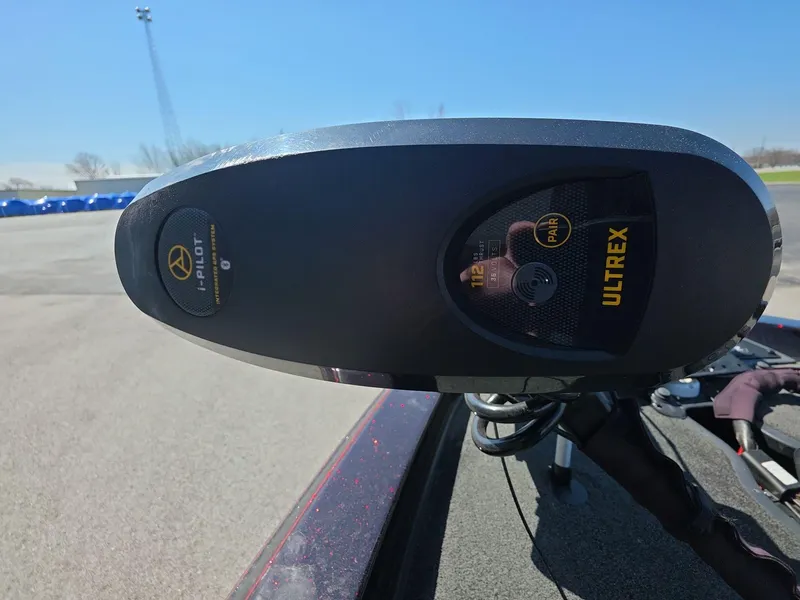 Slide: The Image of 2011 Ranger Z521 Comanche with Ultrex trolling motor on a sunny day. - 12