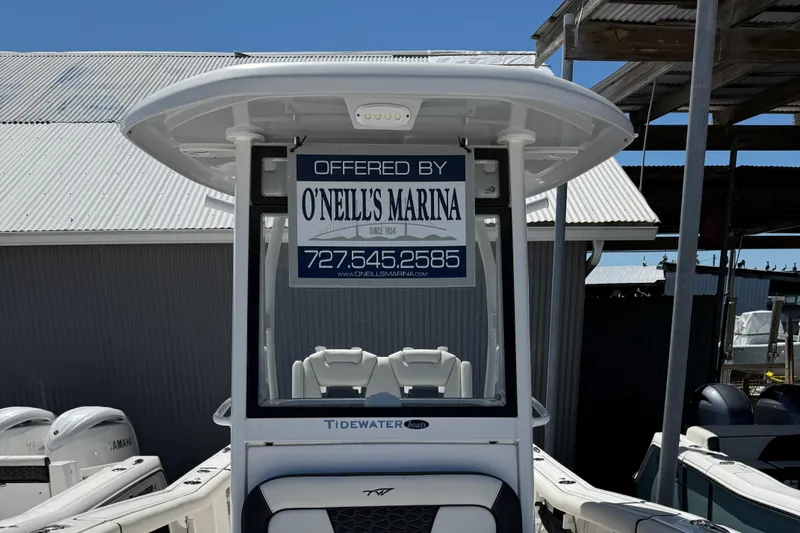 Slide: The Image of 2024 Tidewater 272 CC Adventure boat at O'Neill's Marina, contact 727-545-2585. - 16