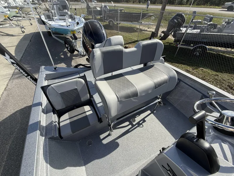 Slide: The Image of 2025 Xpress Hyper-Lift Series H20B boat with new console and seating. - 6