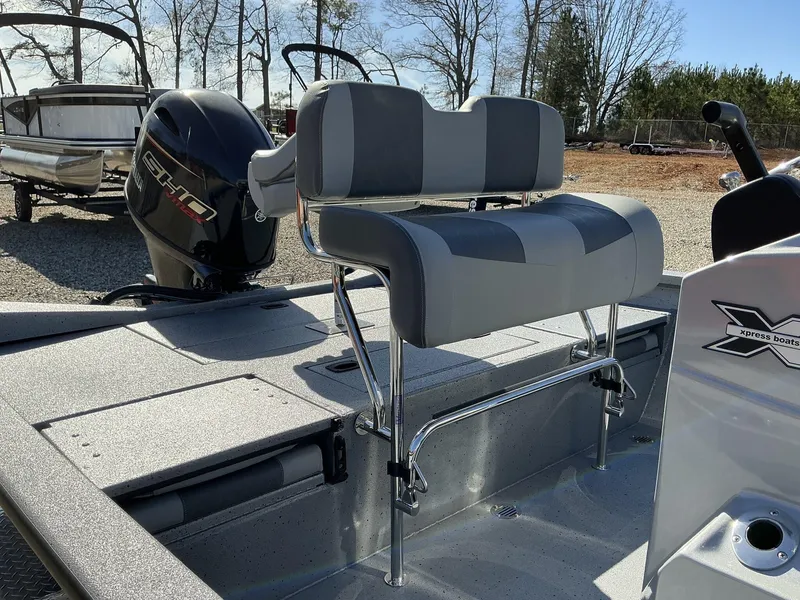 Slide: The Image of 2025 Xpress Hyper-Lift Series H20B boat with new console and seating. - 4