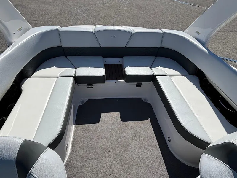 Slide: The Image of 2013 Regal 2300 Bowrider interior with spacious seating and modern design. - 13