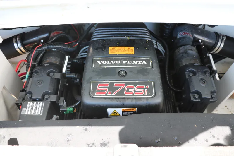 Slide: The Image of Volvo Penta 5.7 GSi engine in 2001 Crownline 225 BR boat. - 27