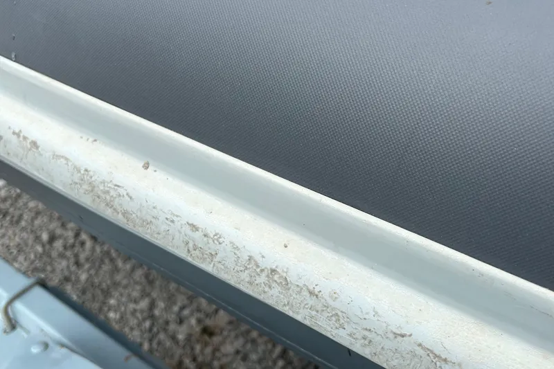 Slide: The Image of Close-up of a 2021 Highfield Sport 460 boat's textured surface and edge detail. - 11