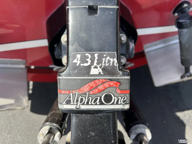 Slide: The Image of Close-up of a 1996 Donzi Sweet 16 Alpha One 4.3 Litre engine detail. - 12