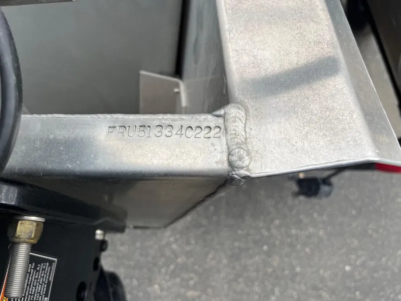 Slide: The Image of 2022 Trifecta 22 LE Rear Fish boat hull identification number close-up. - 30