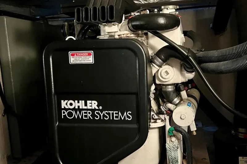 Slide: The Image of Kohler Power Systems engine in 2005 Sea Ray 390 Motor Yacht. - 12