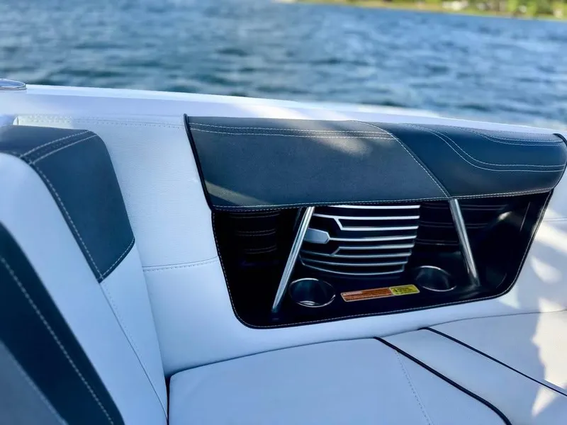 Slide: The Image of 2015 Nautique Super Air Nautique G21 interior detail with lake view. - 14