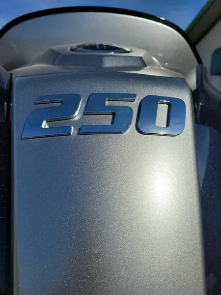 Slide: The Image of Close-up of 2023 Xpress X21 Pro engine with '250' emblem. - 10