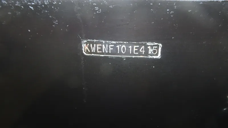 Slide: The Image of Hull identification number on a 2015 Key West 219 FS boat. - 25