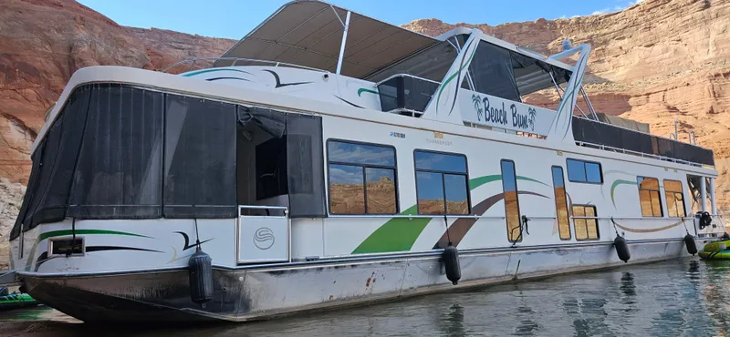 The Image of Sumerset 2000 houseboat, 21' x 75', docked in scenic canyon waters. - 0