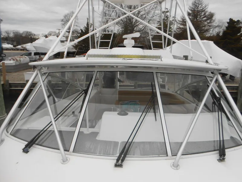 Slide: The Image of 2007 Viking Boats 52 Open, featuring sleek design and spacious cockpit. - 9