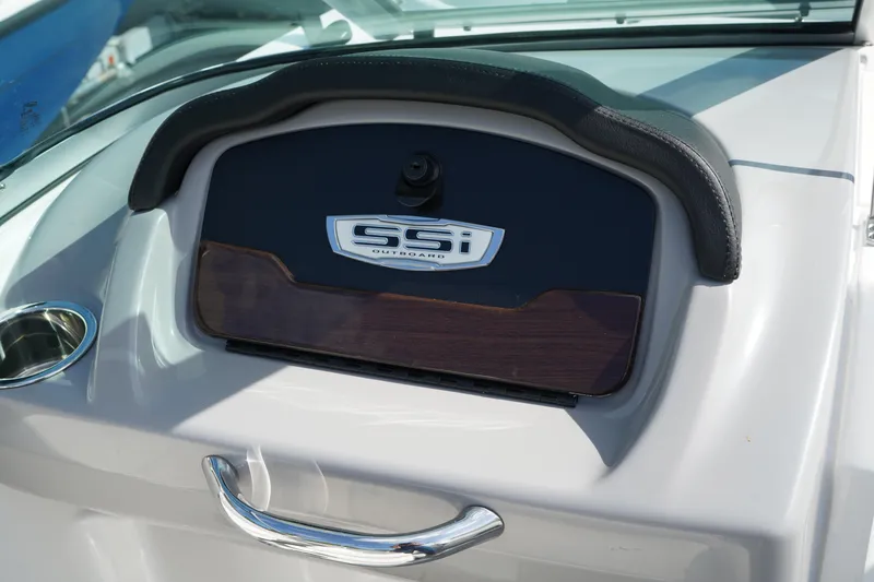 Slide: The Image of 2023 Chaparral 21 SSi OB dashboard with sleek design and modern features. - 25