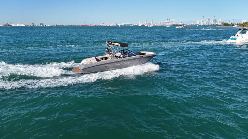 Slide: The Image of 2018 Nautique Super Air Nautique G25 cruising on open water. - 25